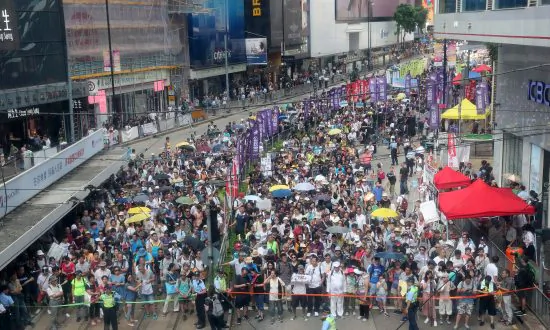 50,000 Hong Kongers Protest Beijing Rule on 21st Anniversary of Handover to China