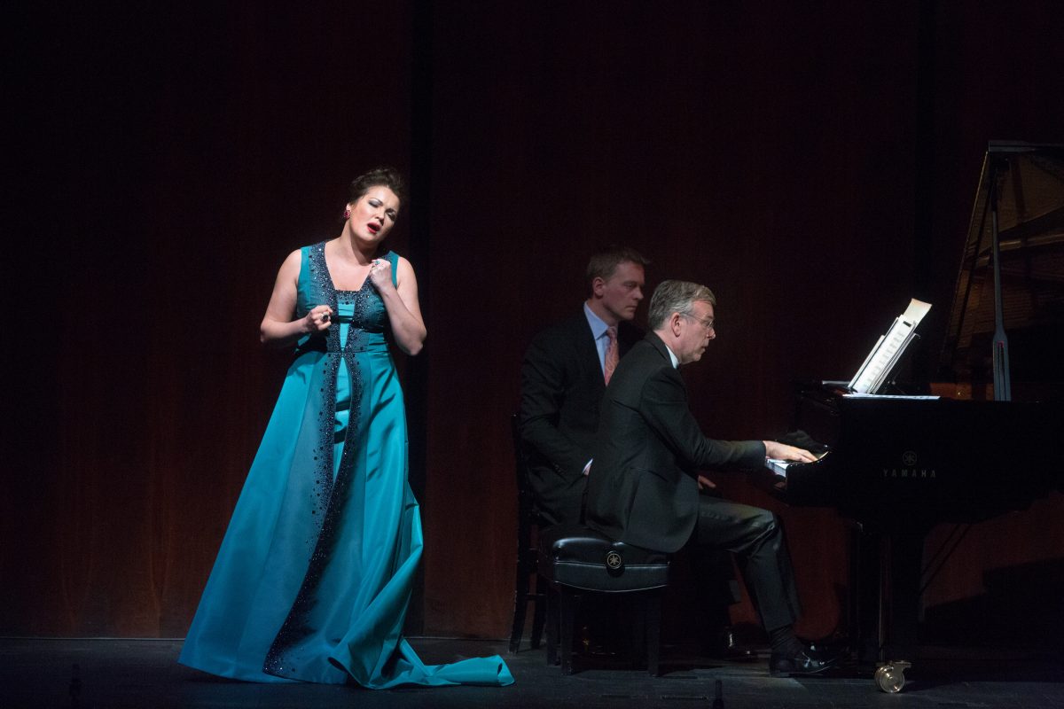 Anna Netrebko in recital. (Marty Sohl/The Metropolitan Opera)