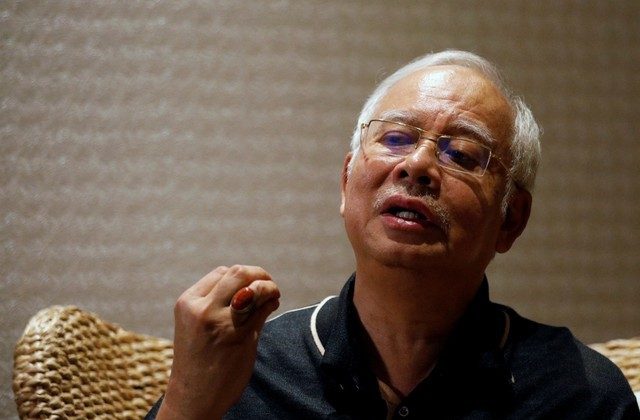 Malaysia's former prime minister Najib Razak speaks to Reuters during an interview in Langkawi, Malaysia June 19, 2018. (REUTERS/Edgar Su/File Photo)