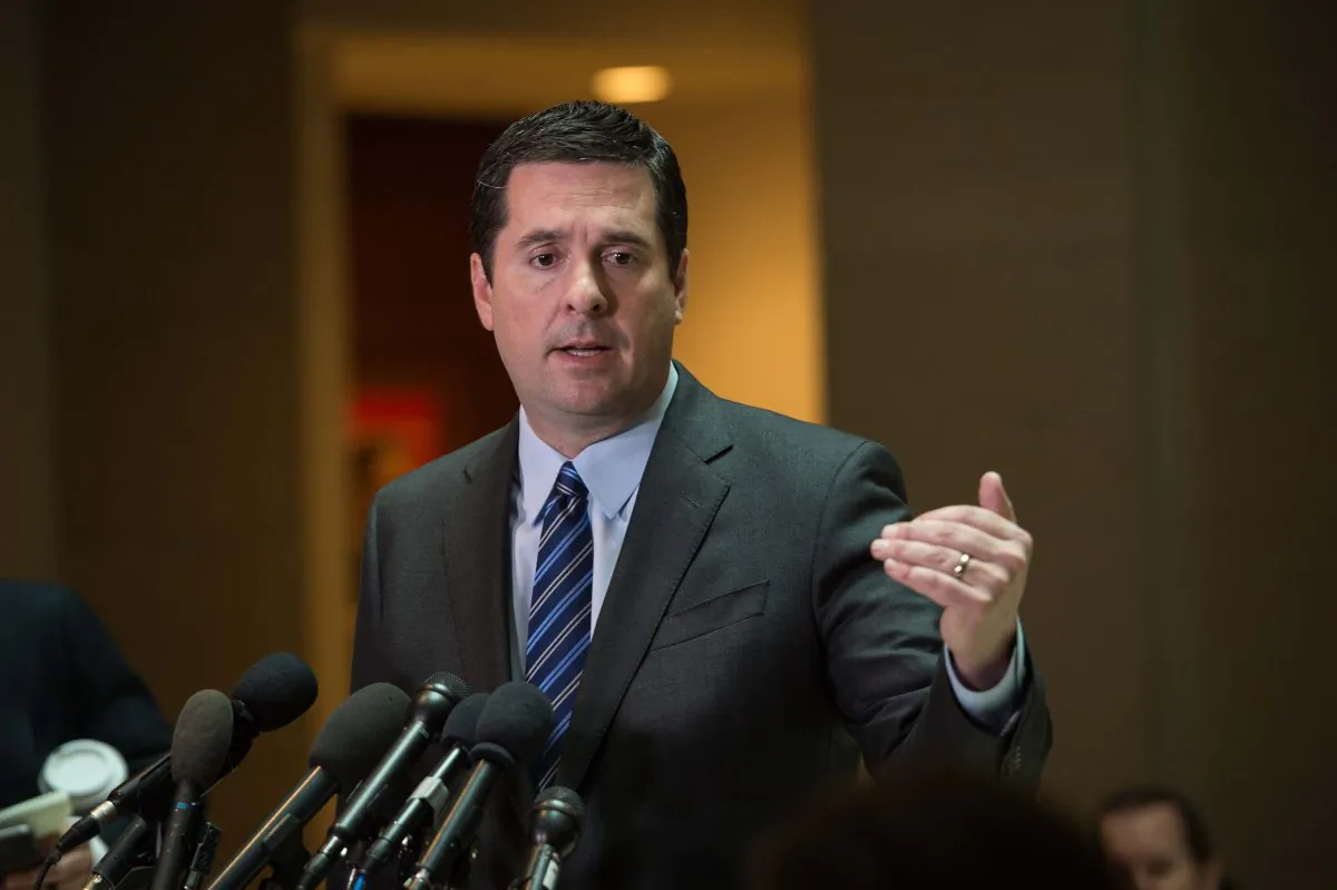House Intelligence Committee Chairman Devin Nunes (R-Calif.) on March 24, 2017. (NICHOLAS KAMM/AFP/Getty Images)