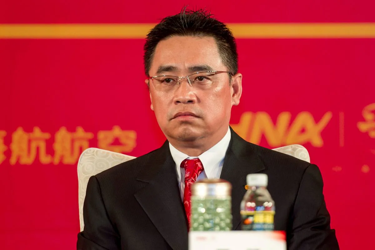 Wang Jian, Co-Chairman of HNA Group attends a meeting marking the 20th anniversary of company's founding in Haikou, Hainan province, China, April 28, 2013. (REUTERS/Stringer, File Photo)
