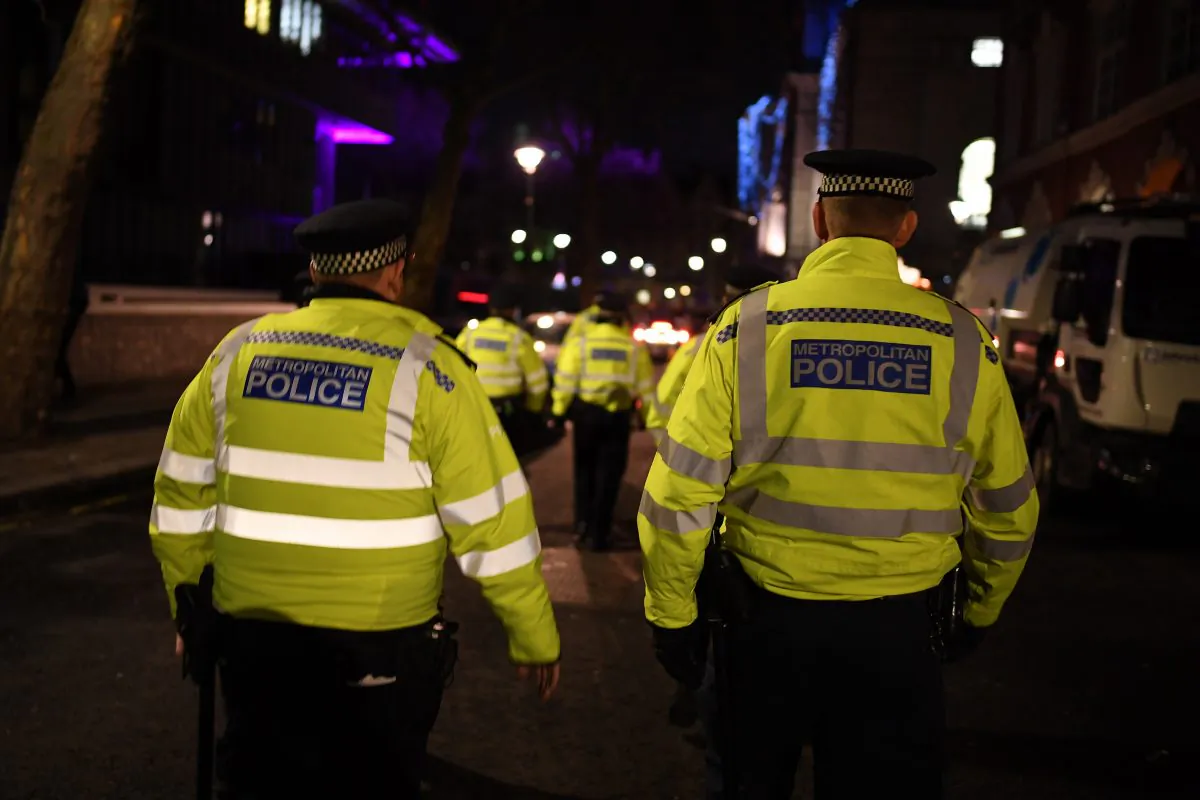 British police officers. (Leon Neal/Getty Images)