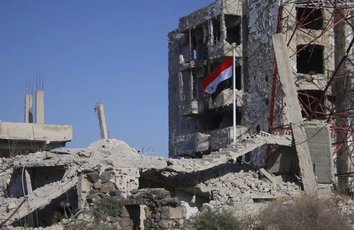 File photo of buildings in Syria damaged by the ongoing civil war. (MOHAMAD ABAZEED/AFP/Getty Images)