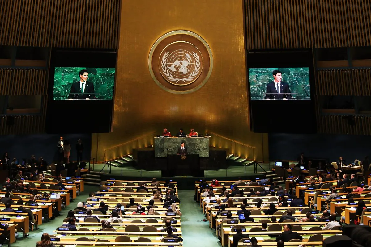 The United Nations 72nd General Assembly at UN headquarters on Sept. 21, 2017 in New York City. (Spencer Platt/Getty Images)