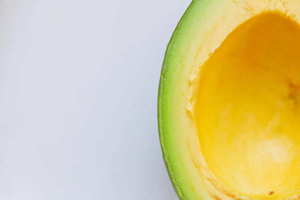 The corner of a hollowed-out avocado. (Glen Carrie/Unsplash)