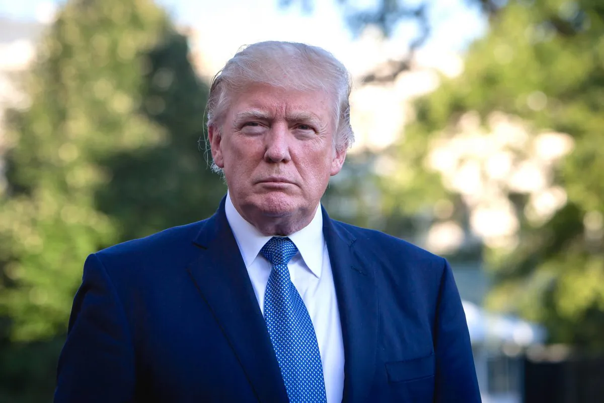 President Donald Trump arrives on the South Lawn of the White House in Washington, D.C., on Sept. 24, 2017. (Samira Bouaou/The Epoch Times)