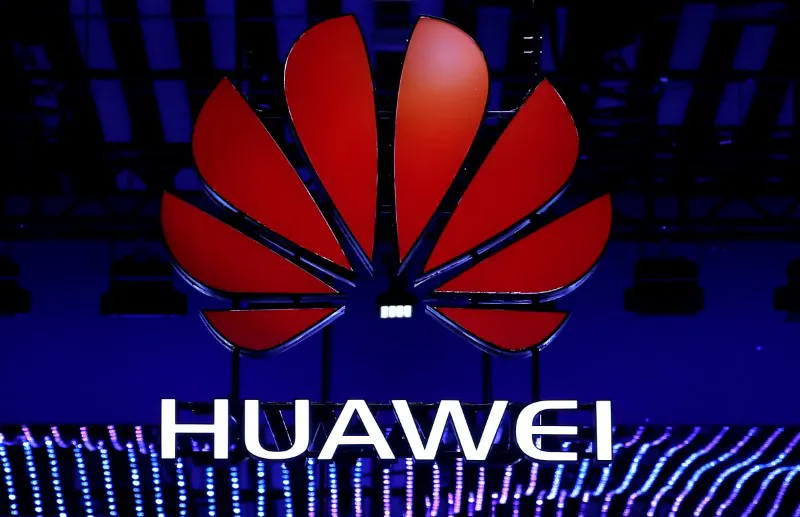 The Huawei logo is seen during the Mobile World Congress in Barcelona, Spain, on February 26, 2018. (Yves Herman/File Photo/Reuters)