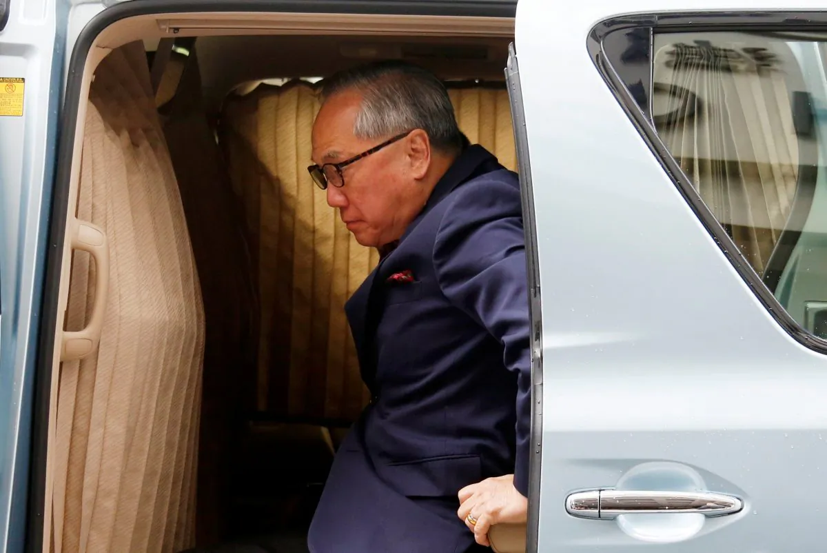 Former Hong Kong Chief Executive Donald Tsang arrives at the High Court for his appeals court judgment on a misconduct charge in Hong Kong, China, July 20, 2018. (Bobby Yip/REUTERS)