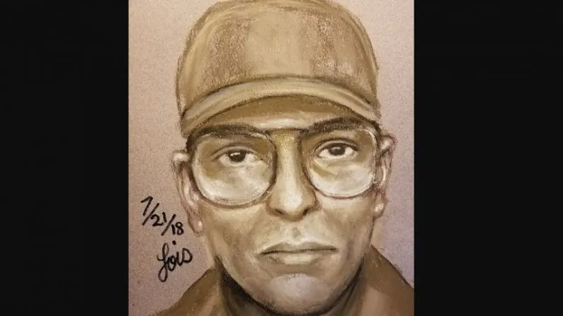 A sketch of the suspect in the murder of Dr. Mark Hausknecht. (Houston Police Department)