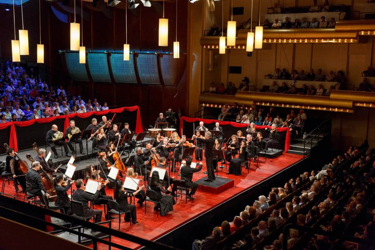 Lincoln Center for the Performing Arts and the Mostly Mozart Festival Orchestra. (Richard Termine)