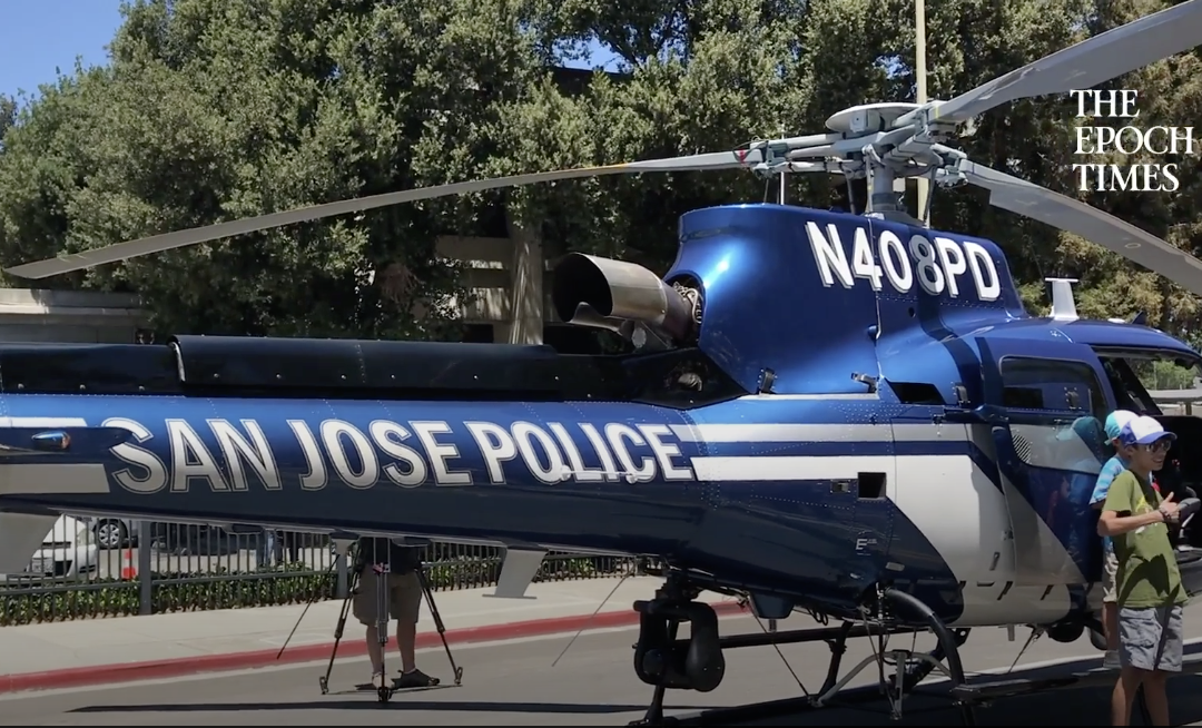 San Jose Police Unveils Newly Upgraded ‘Air3’ Helicopter | The Epoch Times