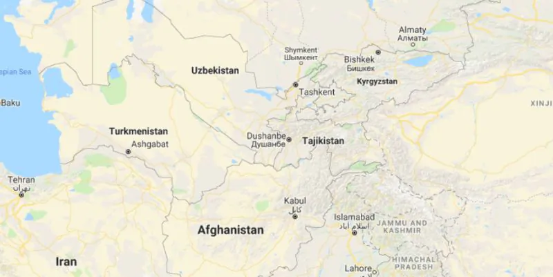 The ISIS terrorist group claimed responsibility for the killing of two American cyclists and two other foreign tourists in Tajikistan on July 29, 2018. (Google Maps)