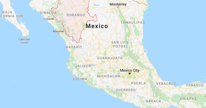 Aeromexico flight AM2431 crashed in Durango, Mexico, after takeoff on July 31, according to media reports. (Google Maps)
