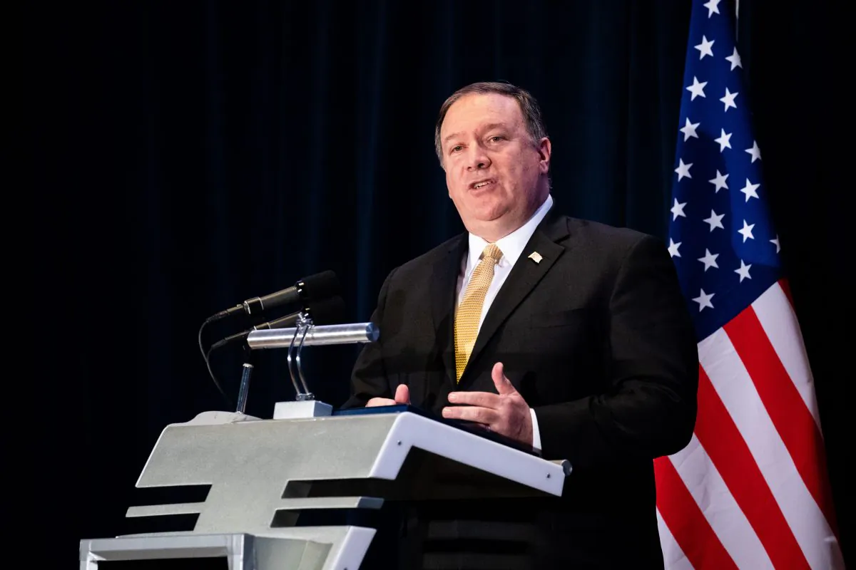 U.S. Secretary of State Mike Pompeo in a file photo. (Charlotte Cuthbertson/The Epoch Times)
