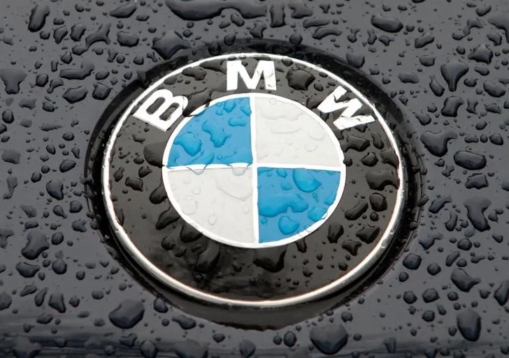 The logo of German car manufacturer BMW on the hood of a vehicle in Kiev March 27, 2012. (Reuters/Str)