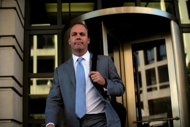 Former campaign aide to President Donald Trump, Rick Gates, departs the U.S. District Court in Washington on Nov. 2, 2017. (Reuters/James Lawler Duggan/File Photo)