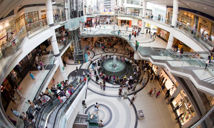 Cadillac Fairview owns several large malls in Canada, including the Toronto Eaton Centre, shown here in 2011. The company has put a hold on the use of facial recognition cameras in its mall directories at all locations pending investigations. (Svetlana Grechkina/CC BY-SA 2.0)