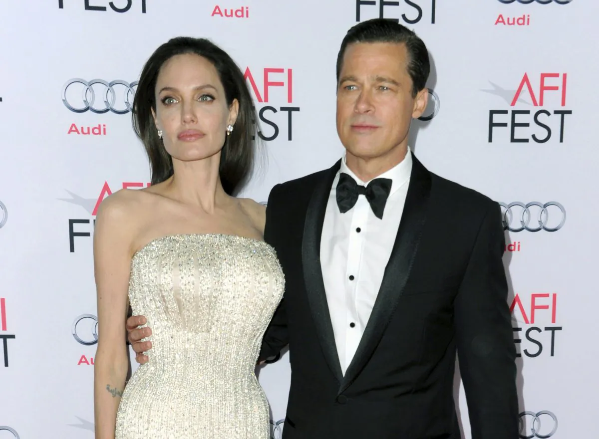 Angelina Jolie and Brad Pitt at the 2015 AFI Fest on Nov. 5, 2015. (Richard Shotwell/Invision/AP)
