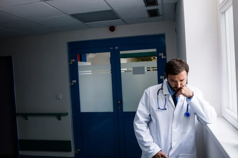 For many doctors, the day-in-day-out stress leads to crippling depression. (Shutterstock)