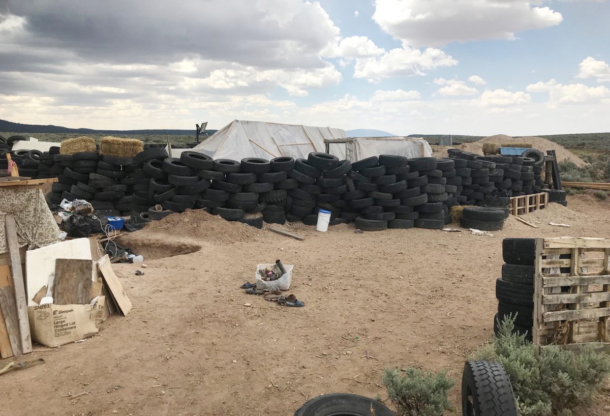 Personal articles are shown at the compound in rural New Mexico on Aug. 10, 2018. (Andrew Hay/Reuters)