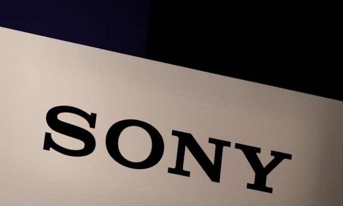 Sony Corp's logo is seen at its news conference in Tokyo on Nov. 1, 2017. (Reuters/Kim Kyung-Hoon)