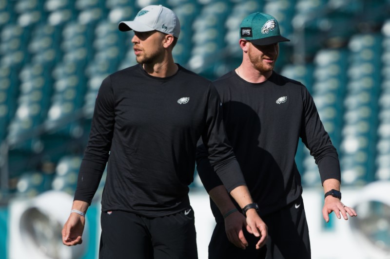 Philadelphia Eagles quarterback Carson Wentz.