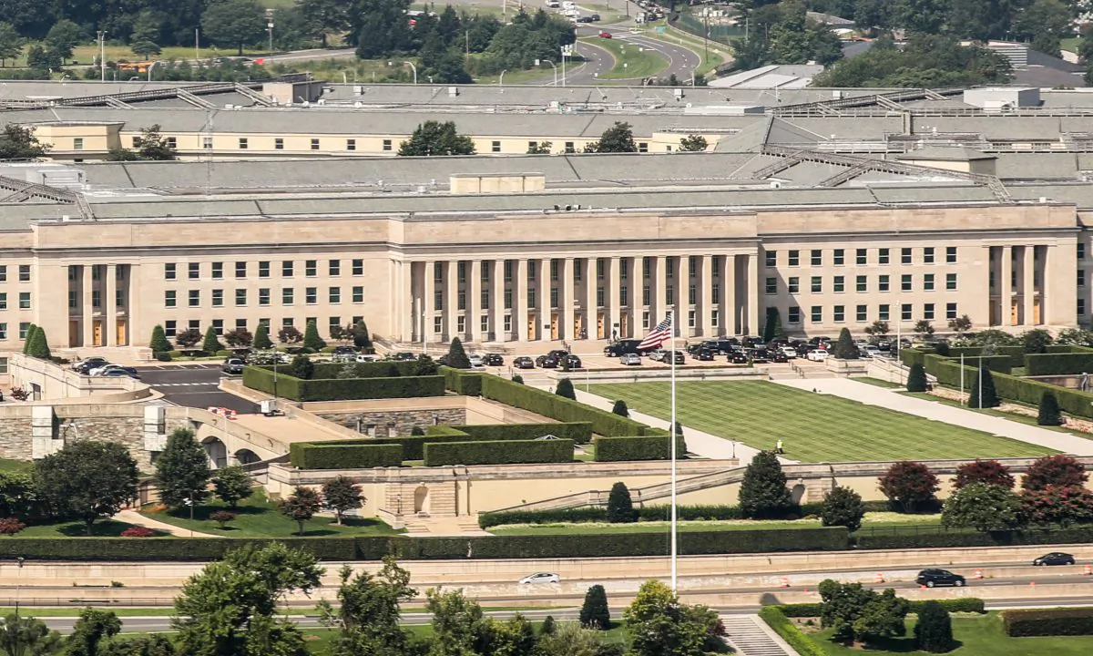The Pentagon in Arlington, Va., on Aug. 6, 2018. (Charlotte Cuthbertson/The Epoch Times)