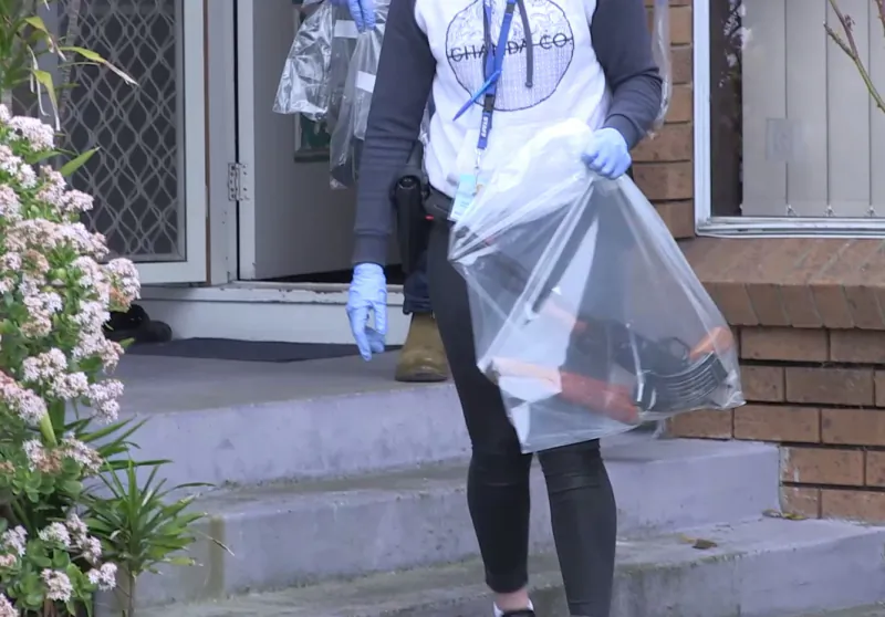 Victorian police arrested 14 suspects, aged between 14 and 26, following a number of armed carjackings and home invasions on Aug. 9 and 10, 2018, at 10 separate properties across Melbourne. They recovered an AK-47 at one of the properties. (Credit: Victoria Police)