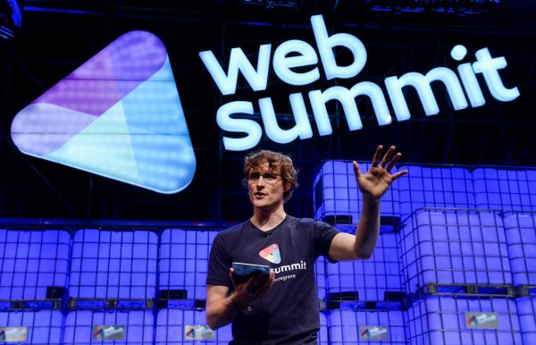 Paddy Cosgrave speaks at a previous Web Summit event