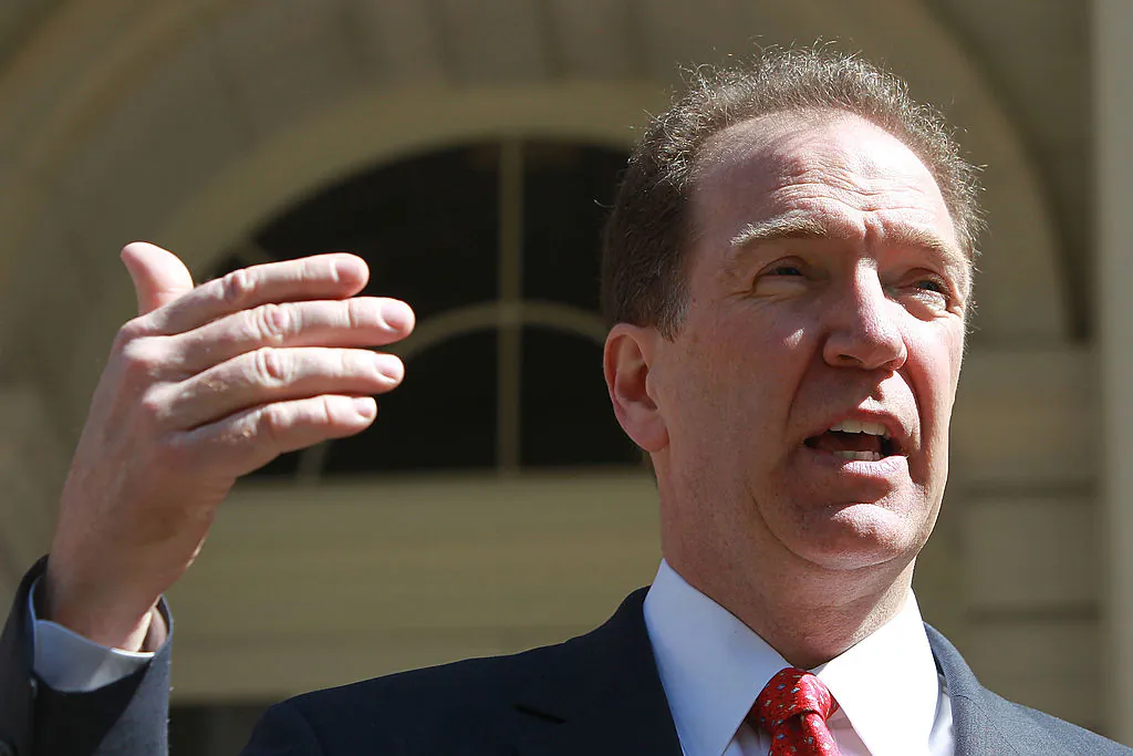 David R. Malpass in front of City Hall in New York City, on April 14, 2010. (Mario Tama/Getty Images)