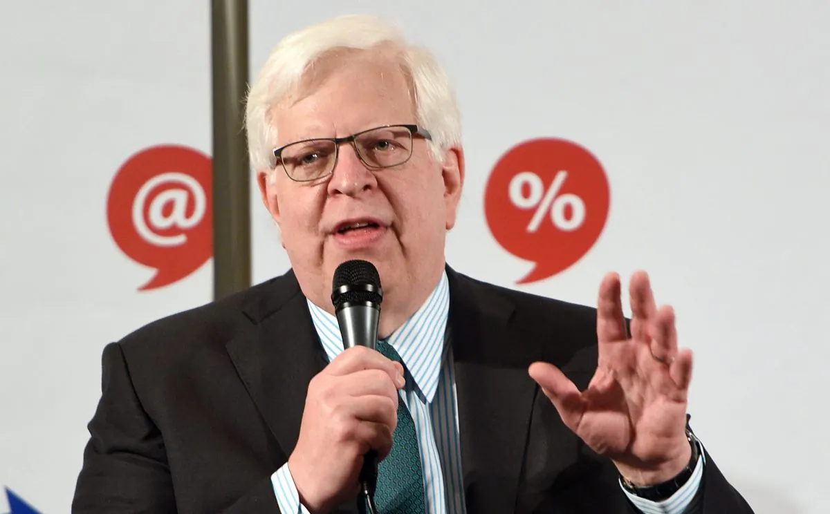 Dennis Prager, co-founder of PragerU, at Pasadena Convention Center in Pasadena, Calif., on July 30, 2017. (Joshua Blanchard/Getty Images for Politicon)