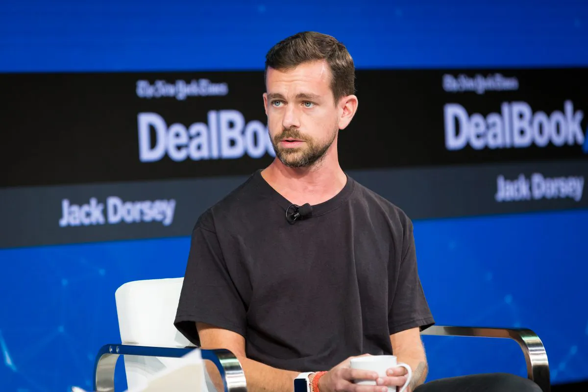 Jack Dorsey speaks during The New York Times 2017 DealBook Conference at Jazz at Lincoln Center in New York City, on Nov. 9, 2017. (Michael Cohen/Getty Images for The New York Times)