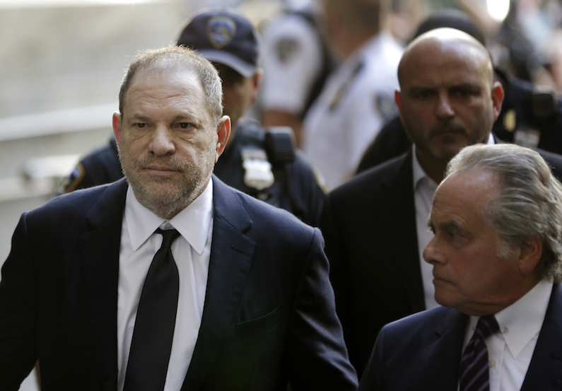 Harvey Weinstein arrives to court in New York, Tuesday, June 5, 2018.