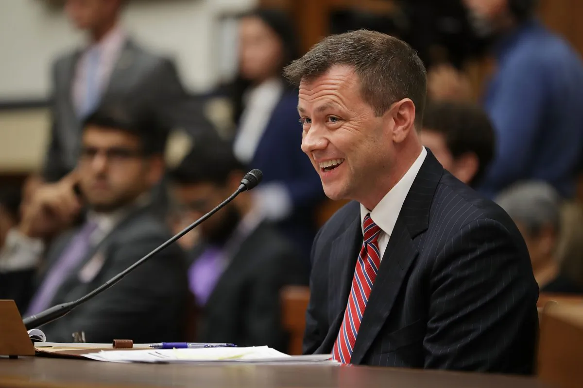 Deputy Assistant FBI Director Peter Strzok testifies before a joint committee hearing of the House Judiciary and Oversight and Government Reform committees in the Rayburn House Office Building on Capitol Hill in Washington on July 12, 2018. (Chip Somodevilla/Getty Images)