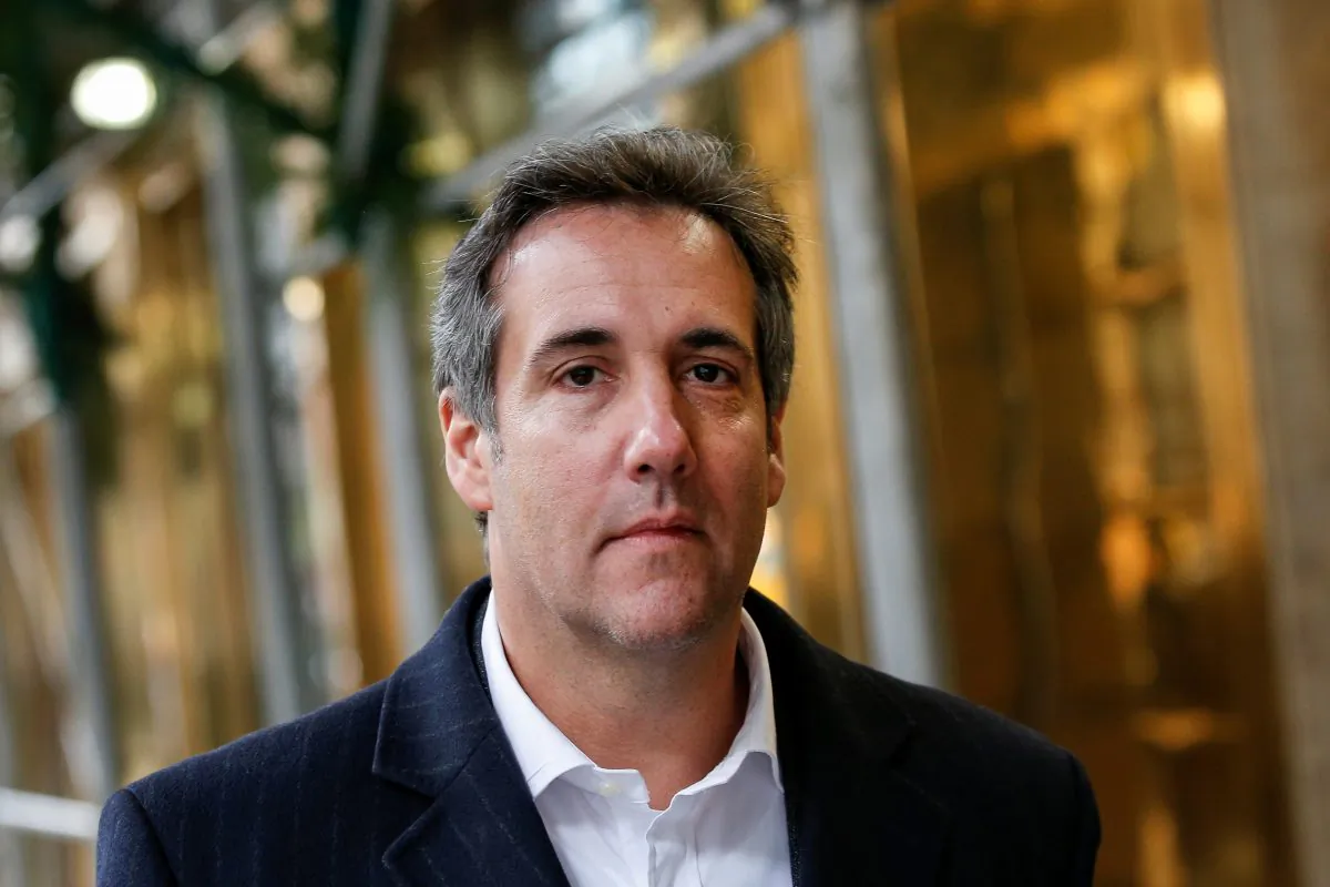 President Donald Trump's personal lawyer Michael Cohen exits a hotel in New York City on April 11, 2018. (Brendan McDermid/Reuters)