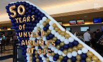 United Airlines Celebrates 50th Anniversary at Silicon Valley Airport