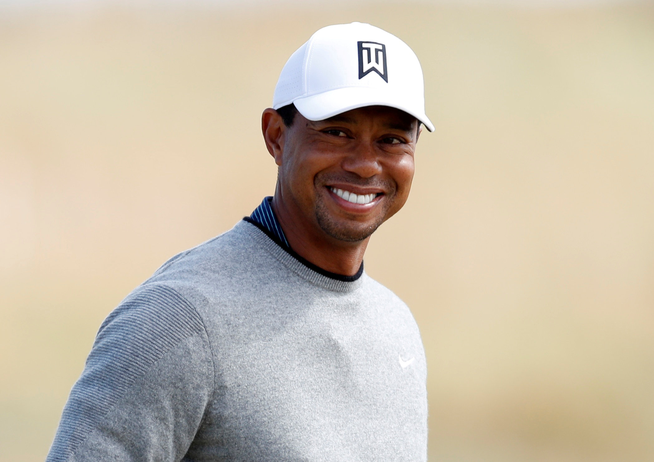 Tiger Woods during practice.