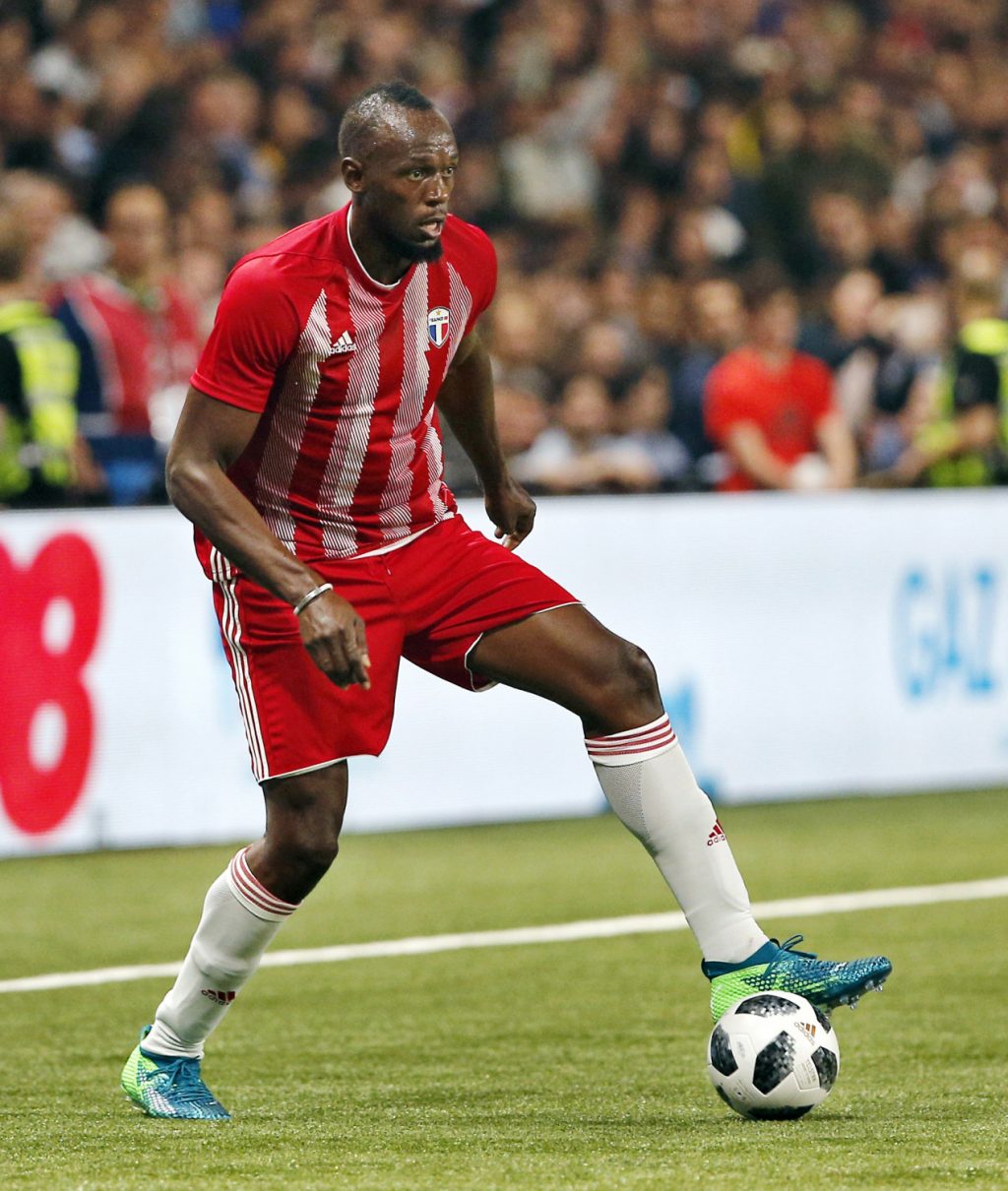 Usain Bolt soccer