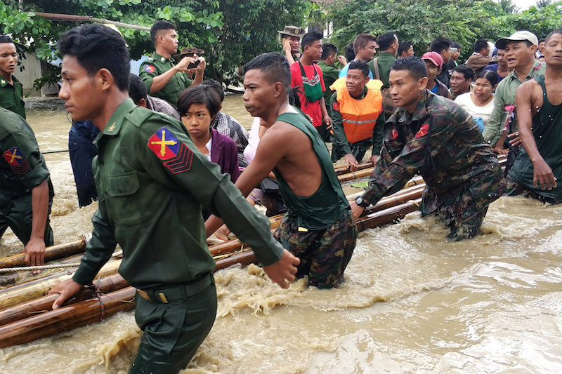 Dam Breach Floods Communities in Central Burma