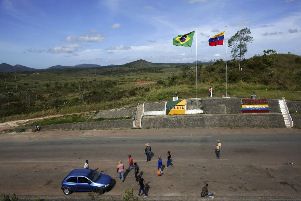 Venezuelan migrant crisis border brazil