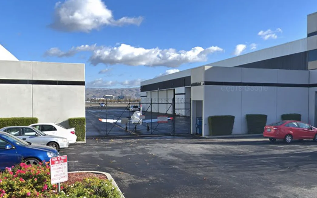 Us FAA. 1250 Aviation Ave, San Jose, CA 95110. (Map data @2018 Google).