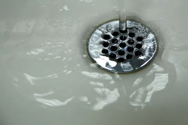 Running tap water is seen in Michigan, on May 4, 2016. (Reuters/Carlos Barria)