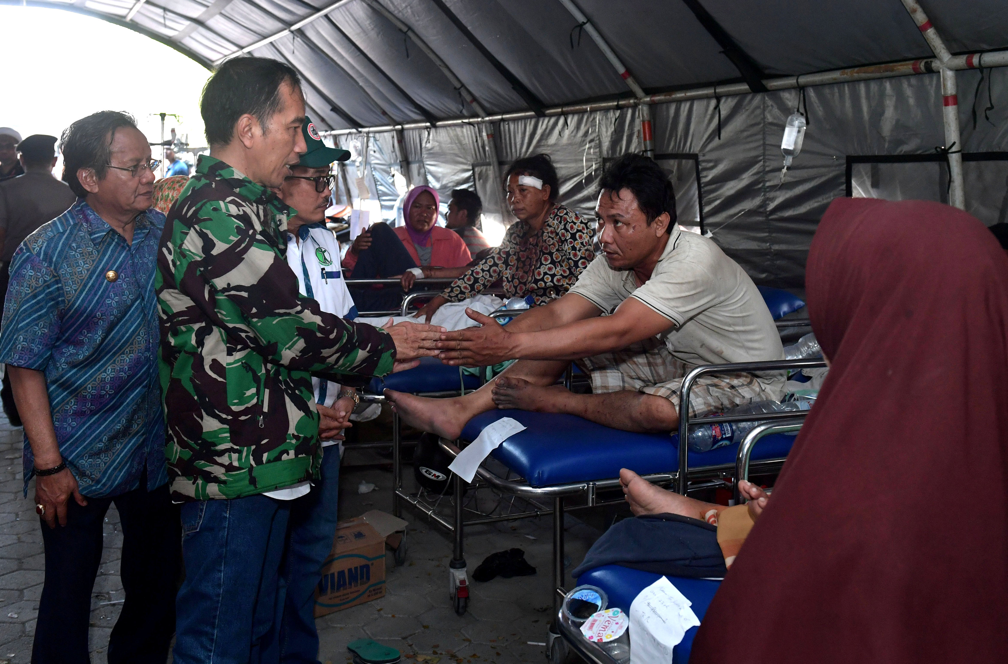 Indonesian President Joko Widodo vists