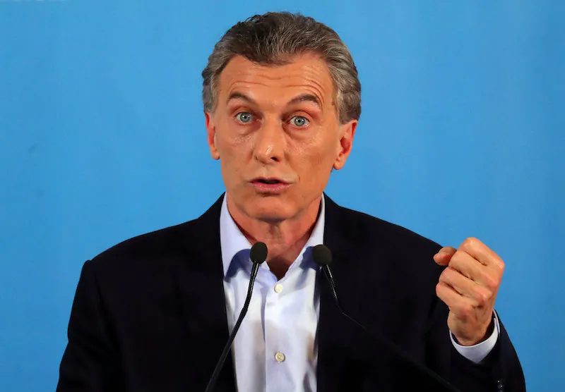 File Photo: Argentina’s President Mauricio Macri speaks during a news conference at the Olivos Presidential Residence in Buenos Aires, Argentina, July 18, 2018. (Reuters/Marcos Brindicci/File Photo)
