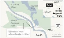 4 Missing After Boats Collide, Sink on Colorado River