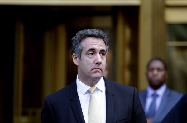 Michael Cohen, former lawyer to U.S. President Donald Trump, exits the Federal Courthouse on August 21, 2018 in New York City. Cohen reached an agreement with prosecutors, pleading guilty to charges involving bank fraud, tax fraud and campaign finance violations.(Photo by Yana Paskova/Getty Images)a