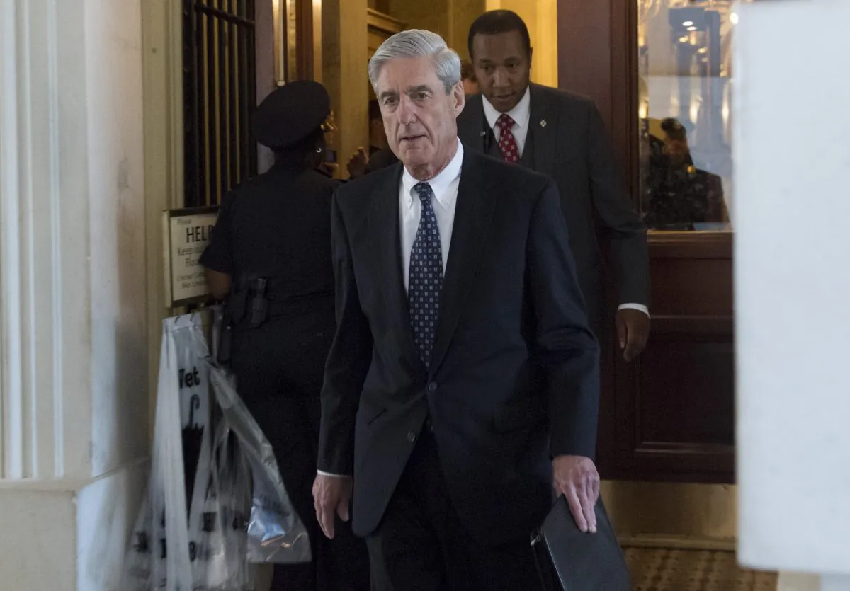 Robert Mueller, head of the Special Counsel investigation of Russian interference in the 2016 United States elections, leaves following a meeting in Washington on June 21, 2017. (Saul Loeb/AFP/Getty Images)