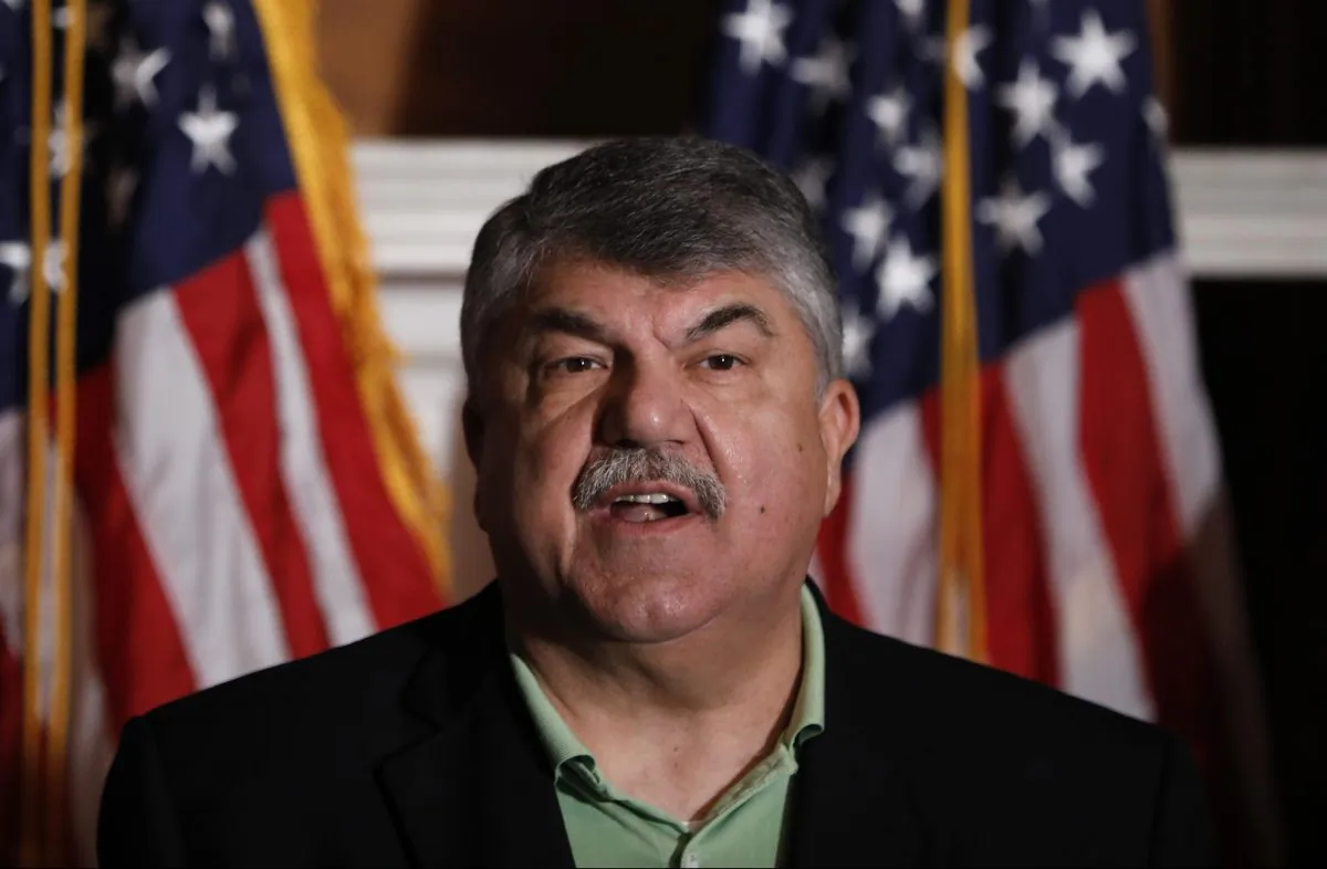 AFL-CIO President Richard Trumka speaks during a news conference at the U.S. Capitol in Washington on June 28, 2018. (Aaron P. Bernstein/Getty Images)