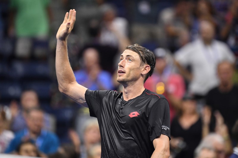John Millman of Australia at Tennis Open
