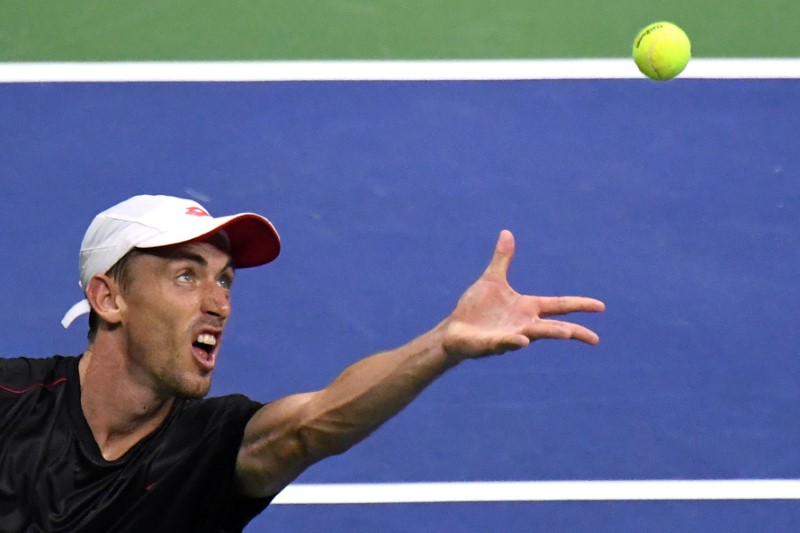 John Millman at Tennis US Open
